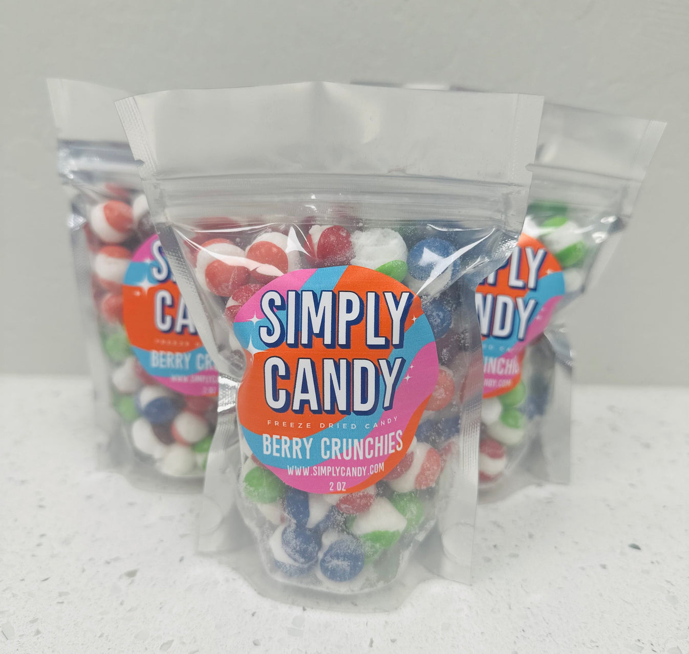 Sample Freeze Dried Berry Crunchies – Simply Candy