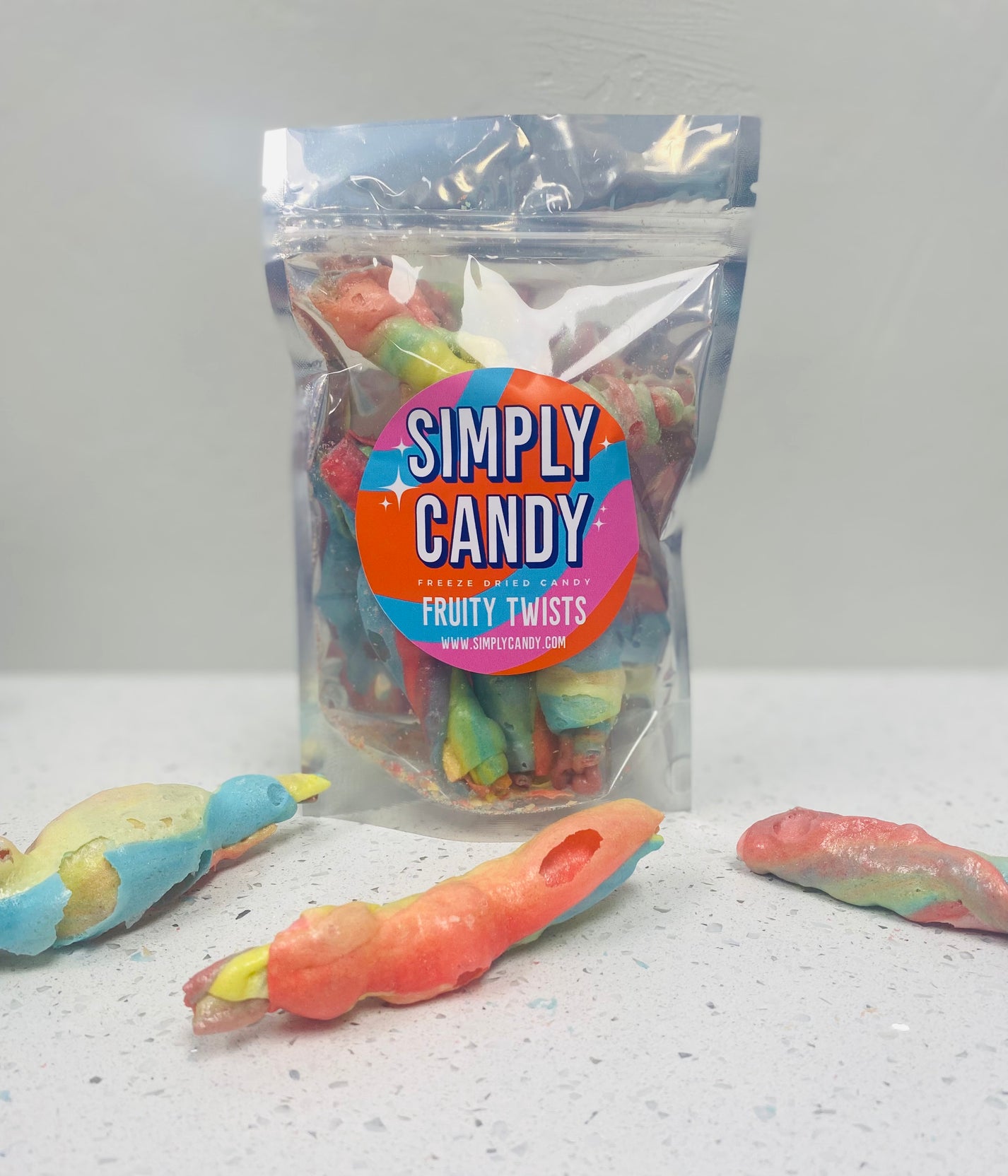 Freeze Dried Fruity Twists – Simply Candy