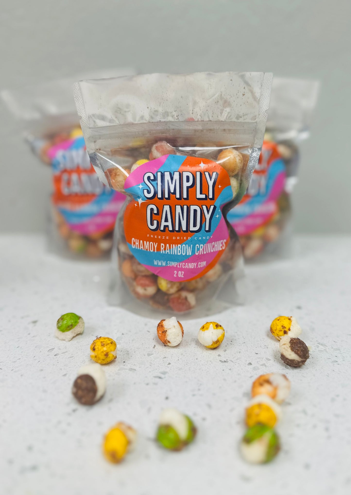 Sample Chamoy Freeze Dried Rainbow Crunchies