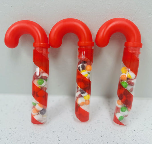 Christmas Rainbow Crunchy Candy Canes Freeze Dried Candy